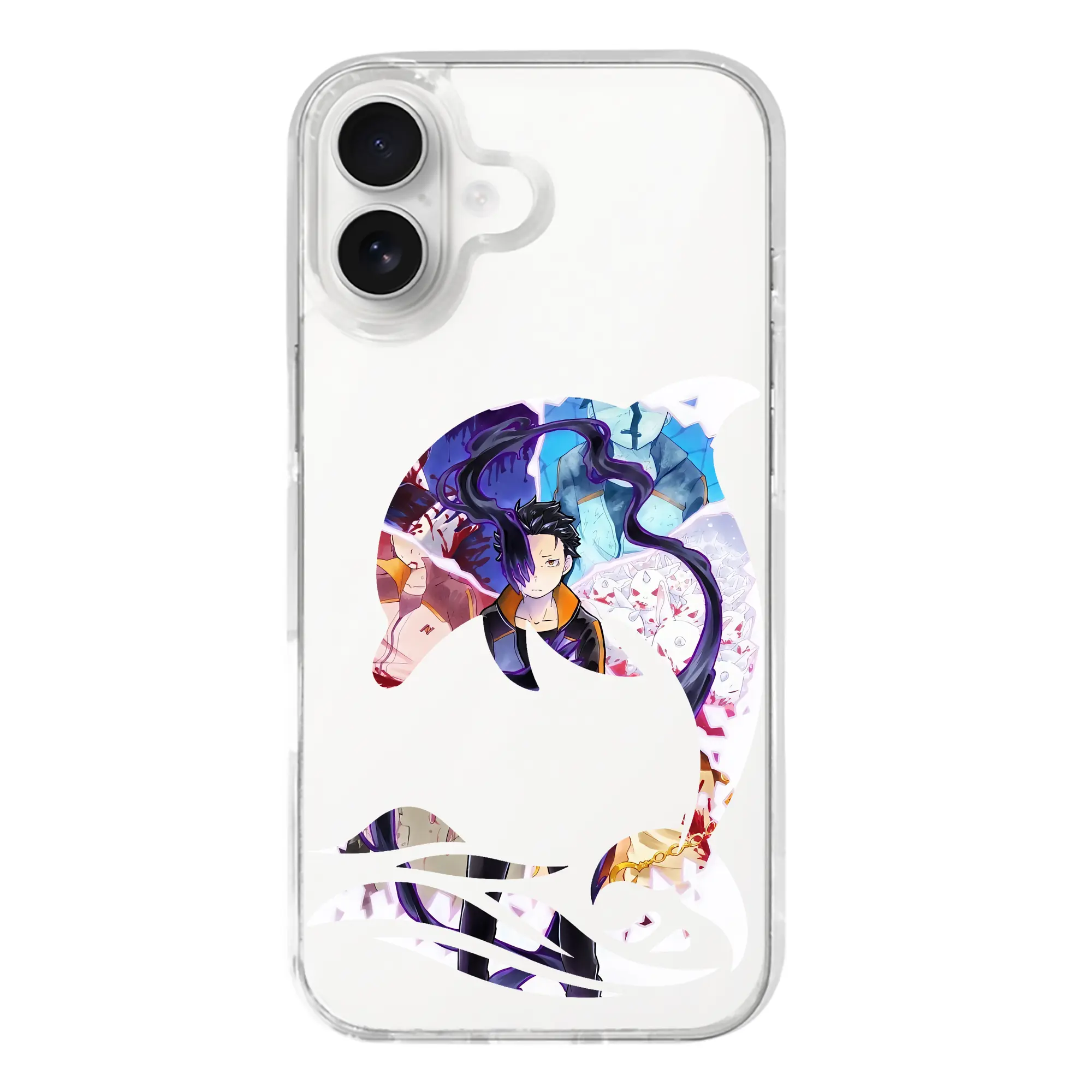 リゼロ グッズ ナツキ・スバル - iPhone 17シリーズ 透明スマホケース – 薄型・耐衝撃・精密フィット保護カバー